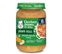 Gerber Organic Plant-tastic Gulasz z marchewki i fasoli-gramatura