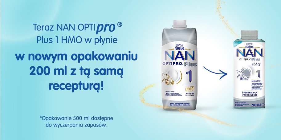 Korzyści Nan Optipro Plus 1 HMO w płynie