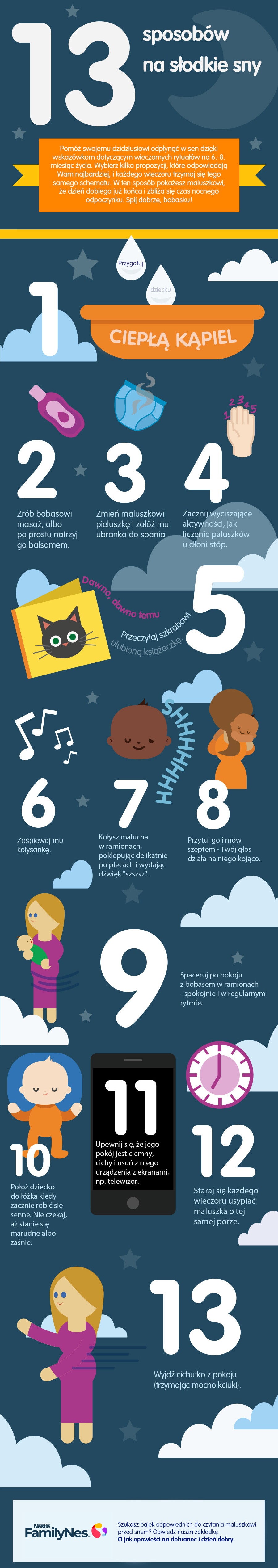 13 sposobów na słodkie sny
