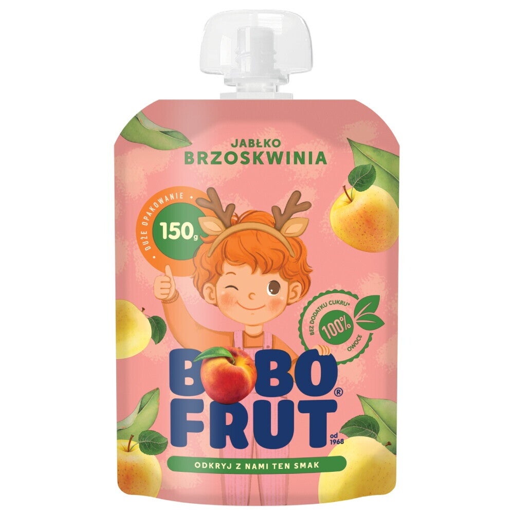 Bobo FRUT Deserek Jabłko, brzoskwinia