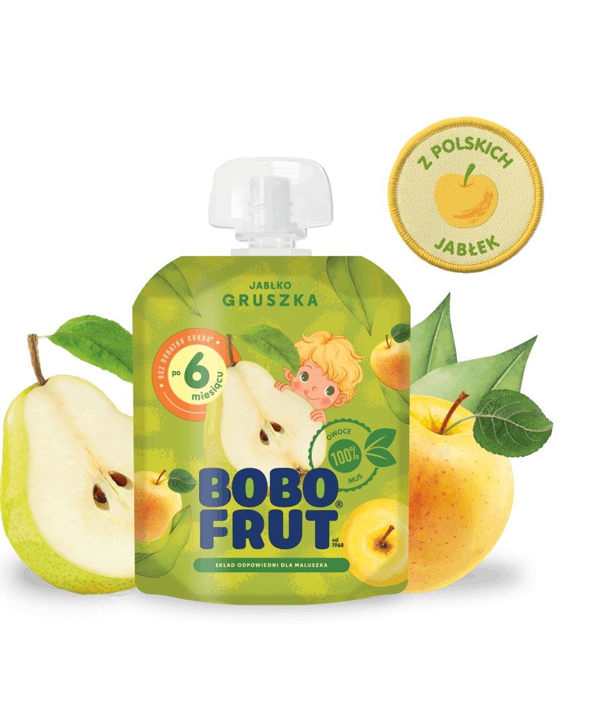 BOBO FRUT Deserek jabłko, gruszka
