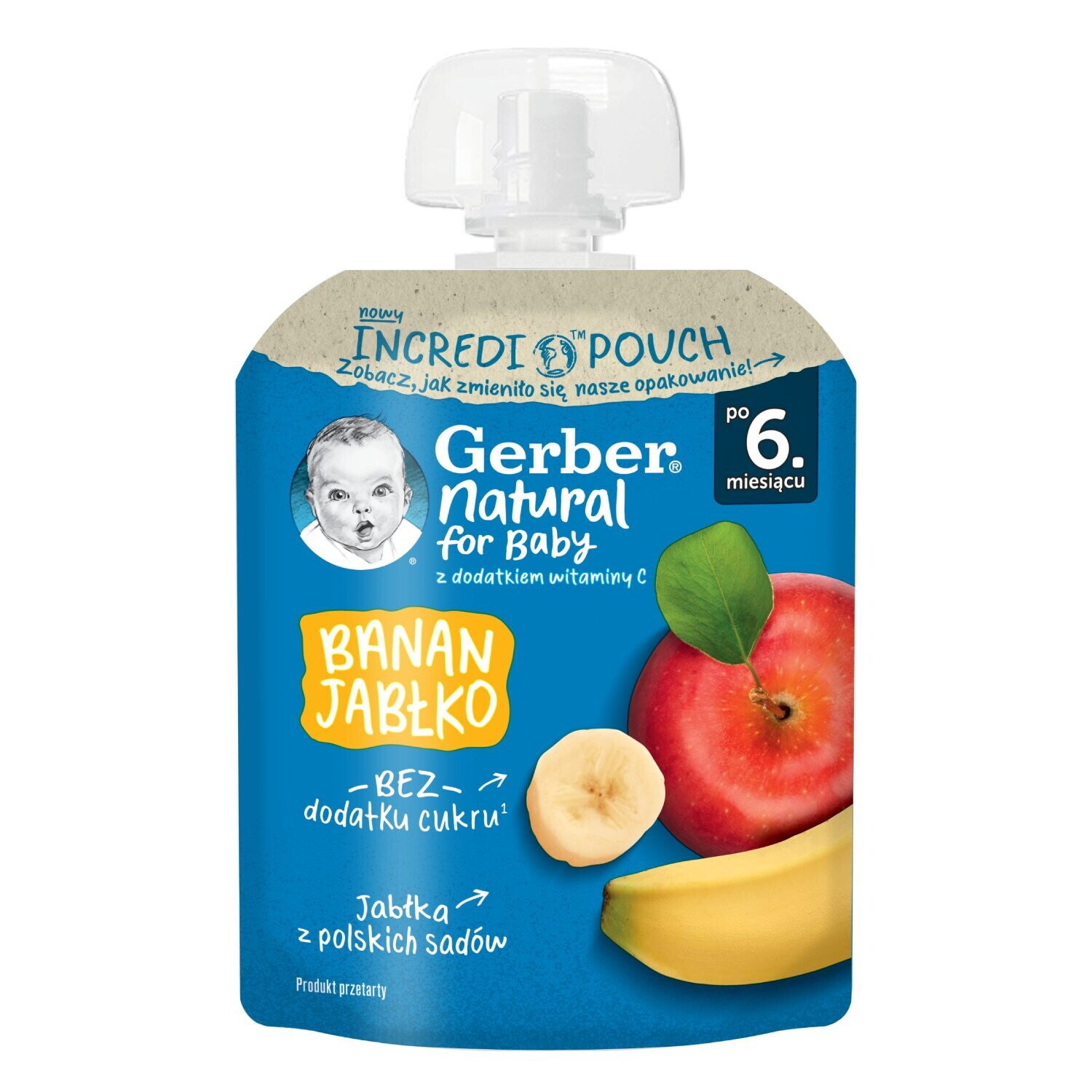 Gerber Deserek jabłko banan