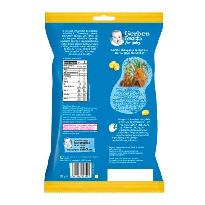 Gerber Snacks for Baby Chrupeczki kukurydziane