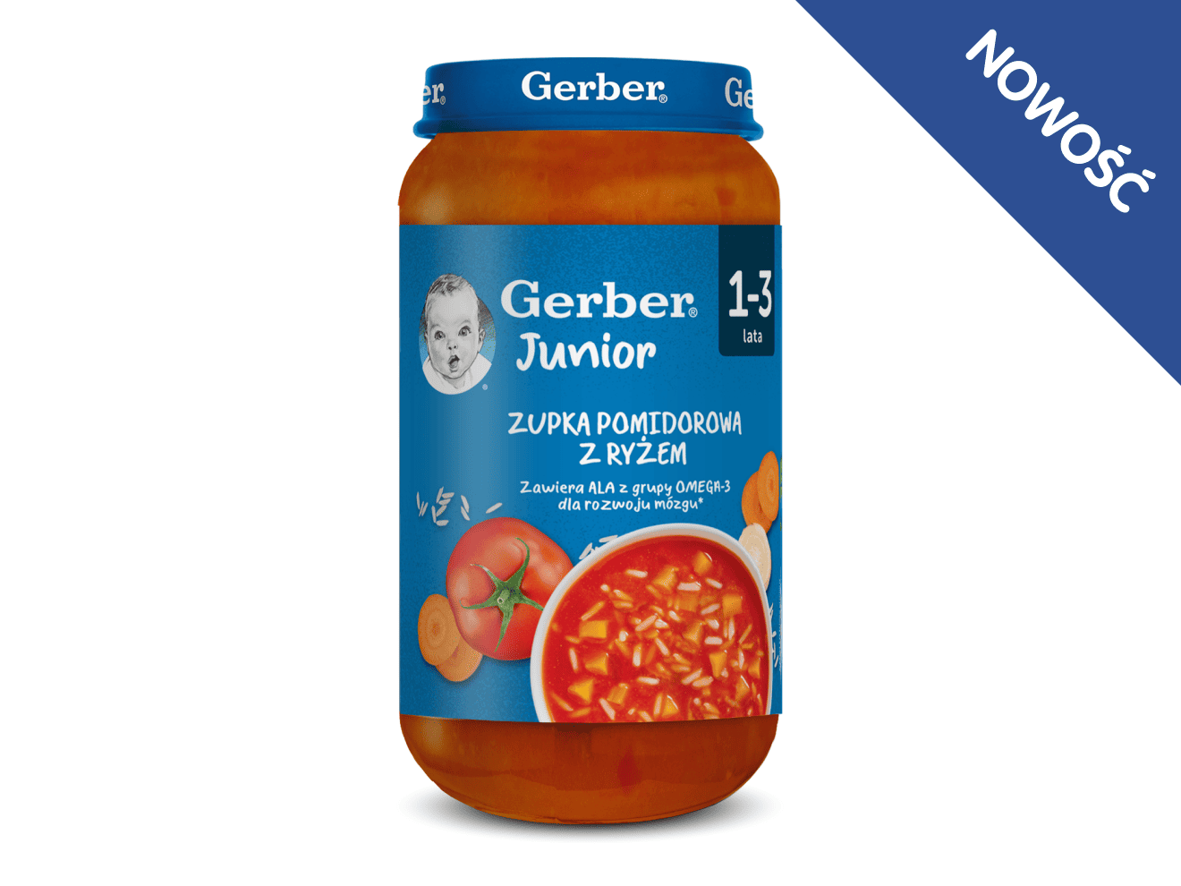 gerber zupka pomidorowa z ryżem