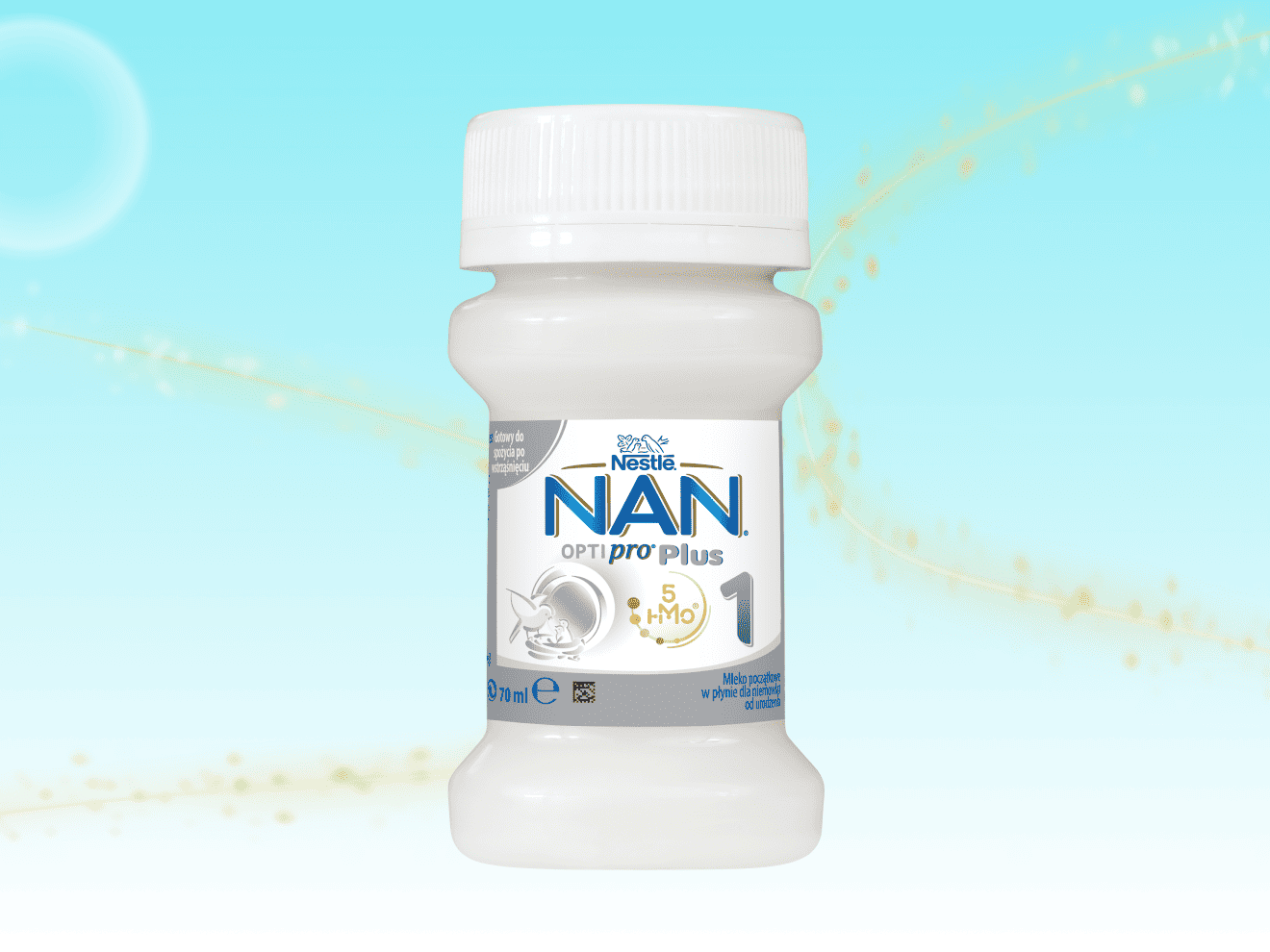 NAN OPTIPRO® Plus 1 HM-O w płynie 70 ml | Nestlé FamilyNes