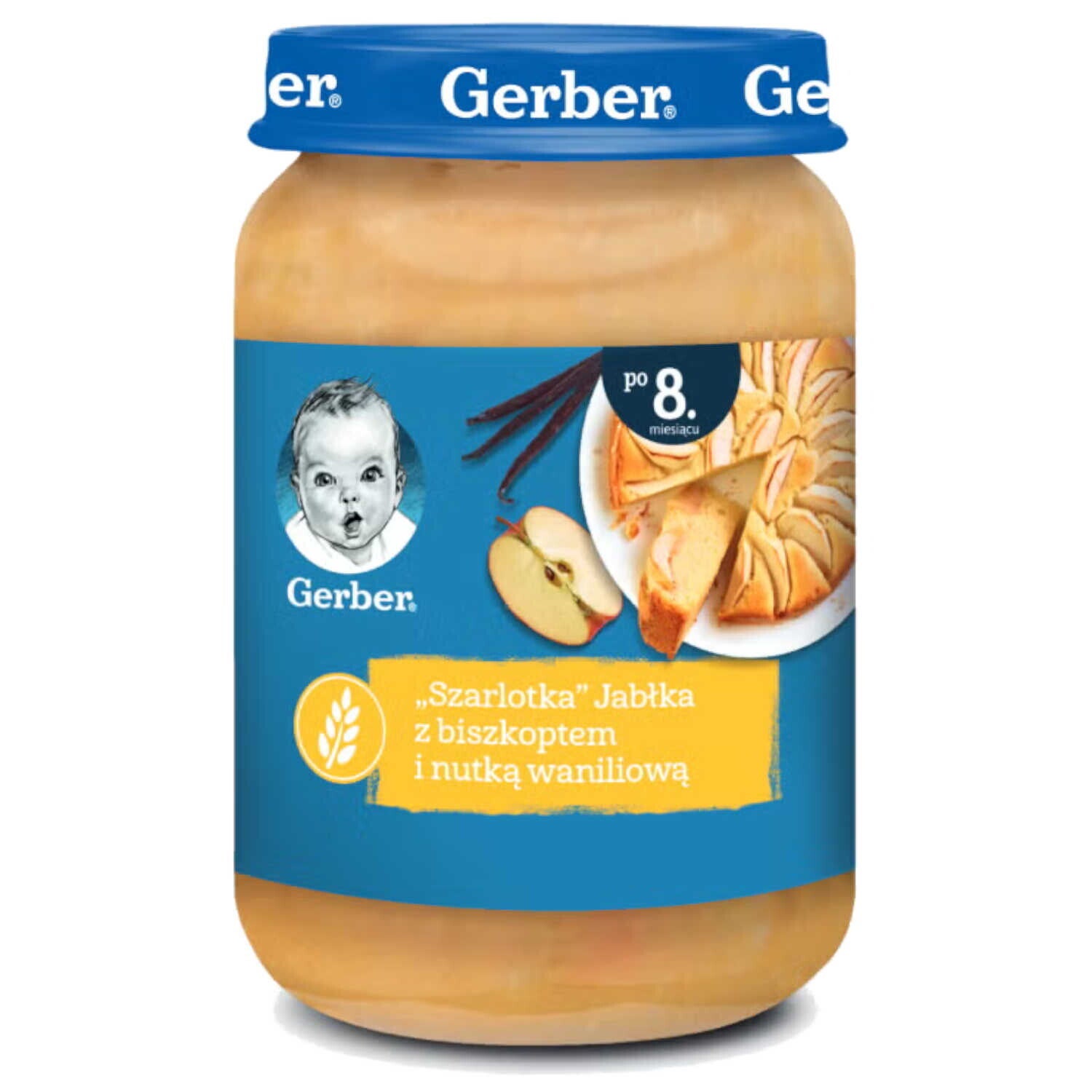 Gerber "szarlotka" jabłka z biszkoptem i nutką waniliową