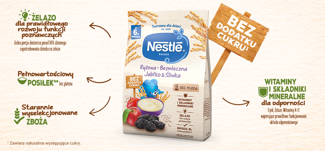 Odkryj zalety kaszek ryżowych Nestle