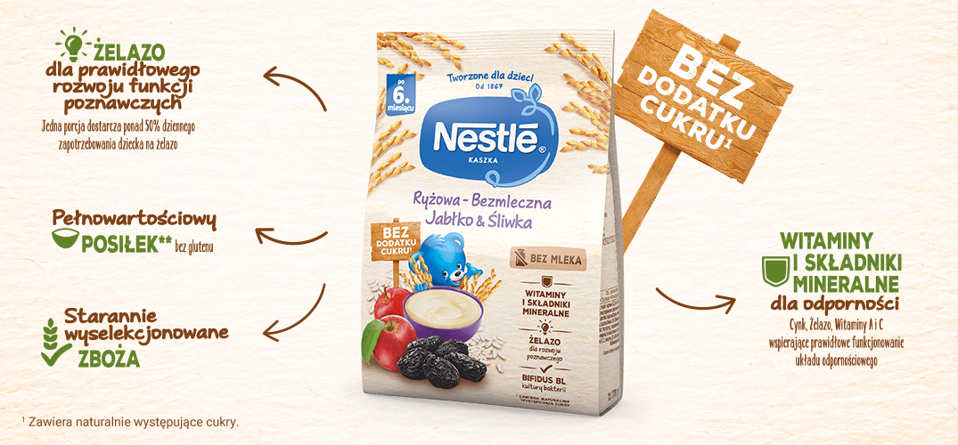 Odkryj zalety kaszek ryżowych Nestle