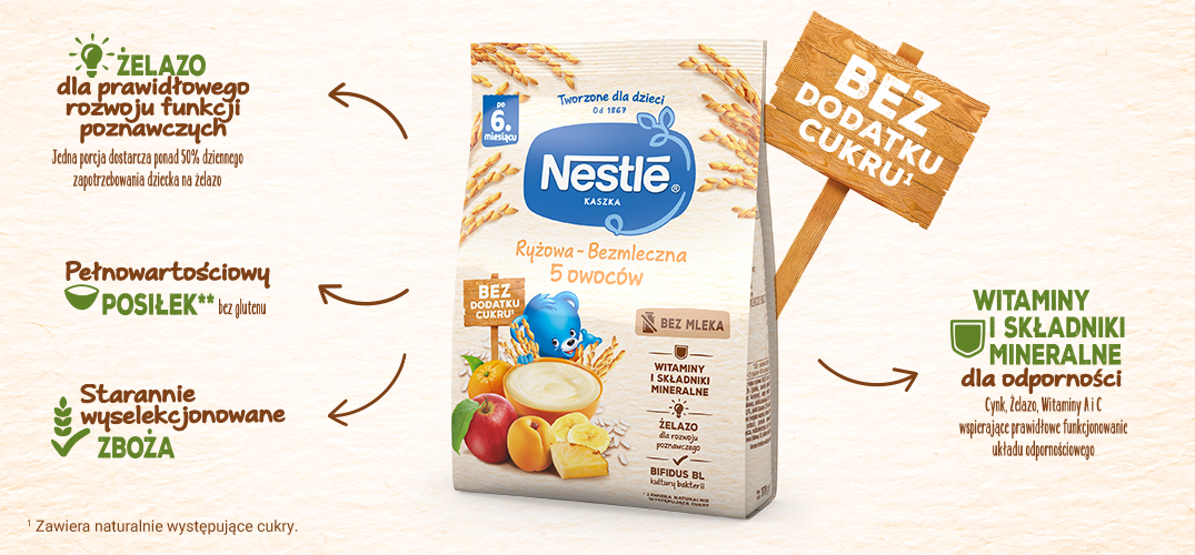 Odkryj zalety kaszek ryżowych Nestle