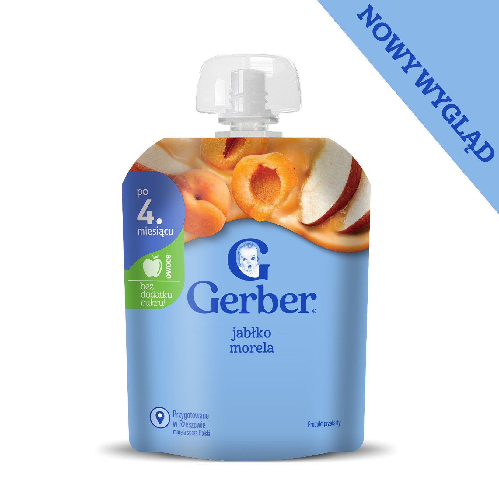 Gerber jabłko morela