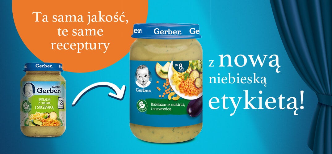 banner Gerber Bakłażan z cukinią i soczewicą