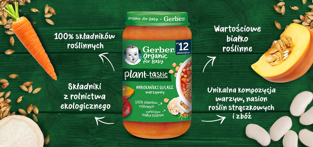 Gerber Organic Plant-tastic Marokański gulasz warzywny