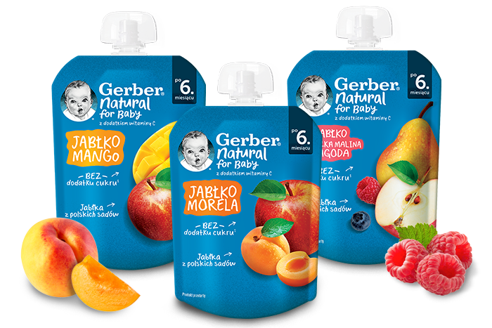 Deserki w tubkach Gerber