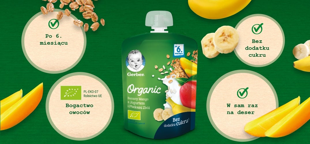 Banany Mango z jogurtem i Płatkami zbóż benefity