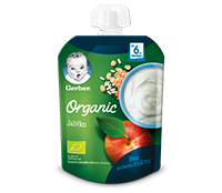 Gerber Organic Jabłko mleczno-zbożowy gramatura