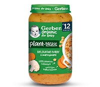 Gerber Organic Plant-tastic Delikatne curry z warzywami