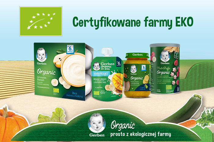 Gerber Organic produkty