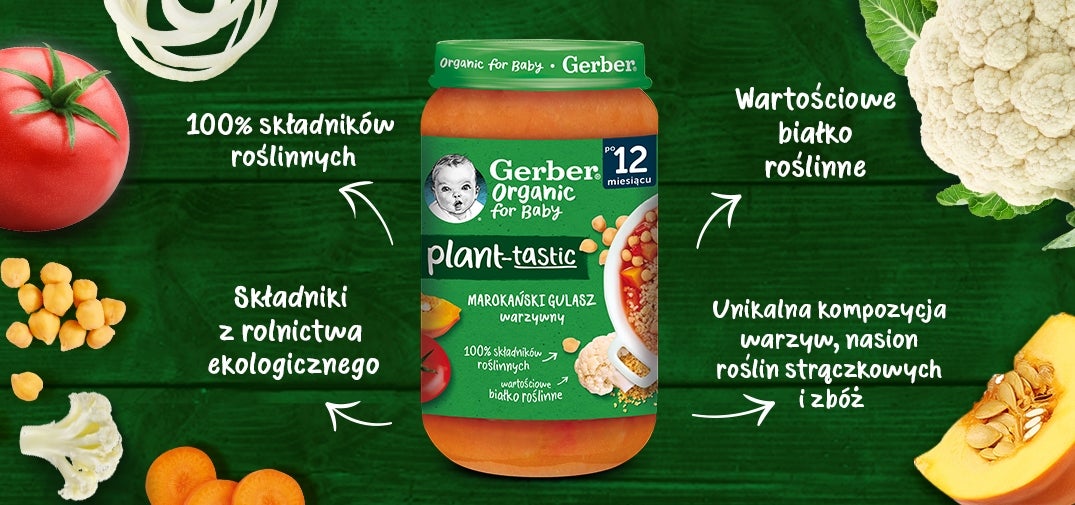 Gerber Organic Plant-tastic Marokański gulasz warzywny