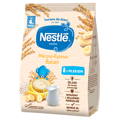 Nestlé Kaszka mleczno-ryżowa Banan