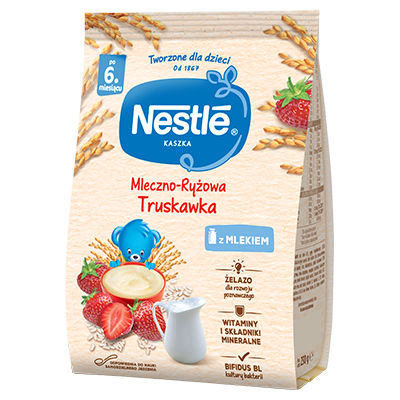Nestlé Kaszka mleczno-ryżowa Truskawka