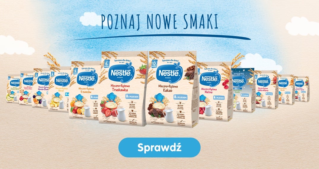 Poznaj nowe smaki Kaszek Nestle