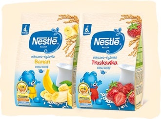 nestle banan & truskawka