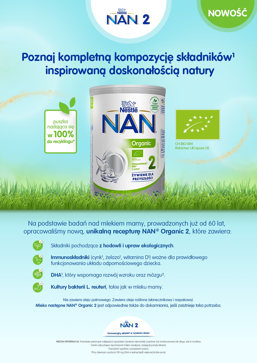 Poznaj NAN® Organic 2