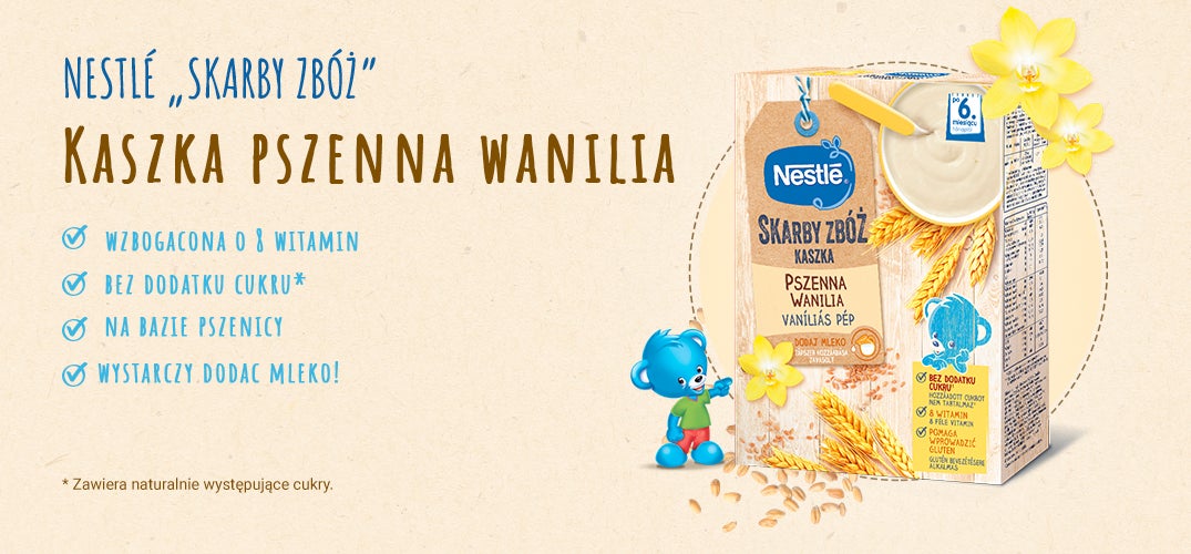 Nestlé Kaszka Pszenna Wanilia