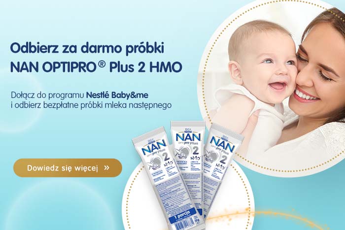 Odbierz za darmo próbki NAN Optipro Plus 2 HMO