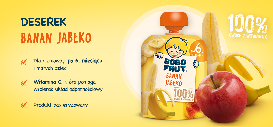 DESEREK Banan Jabłko