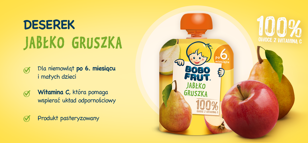DESEREK Jabłko Gruszka