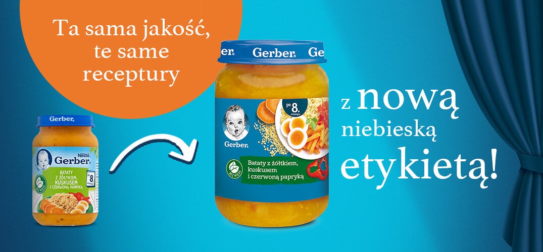 banner gerber bataty z zoltkiem kuskusem