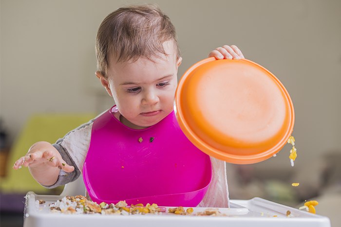 bowl and baby 