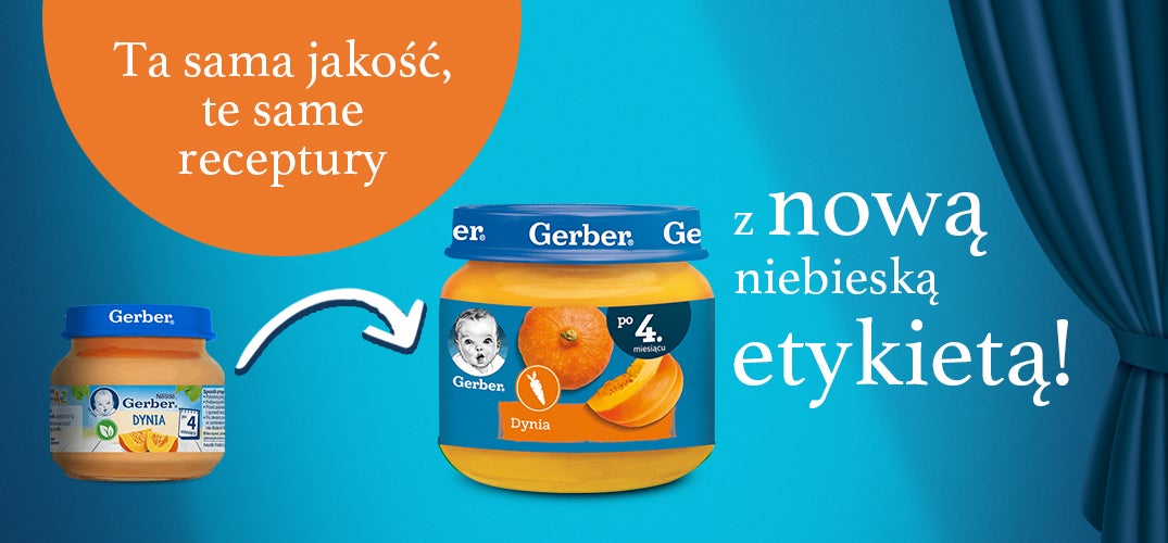gerber dynia nowa etykieta