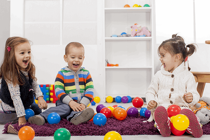 children during adaptation in the nursery