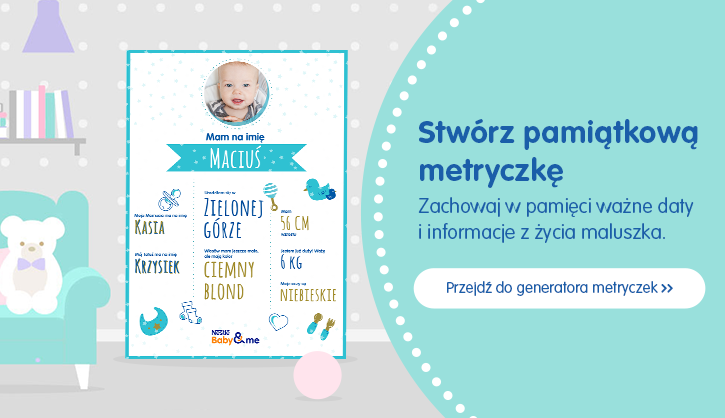 stwórz pamiątkową metryczkę