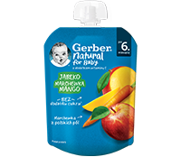 Gerber deserek w tubce jabłko marchewka mango gramatura