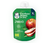 Gerber Organic deserek w tubce jabłko gramatura