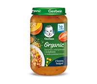 Gerber Organic Pełnoziarniste spaghetti z wołowiną gramatura