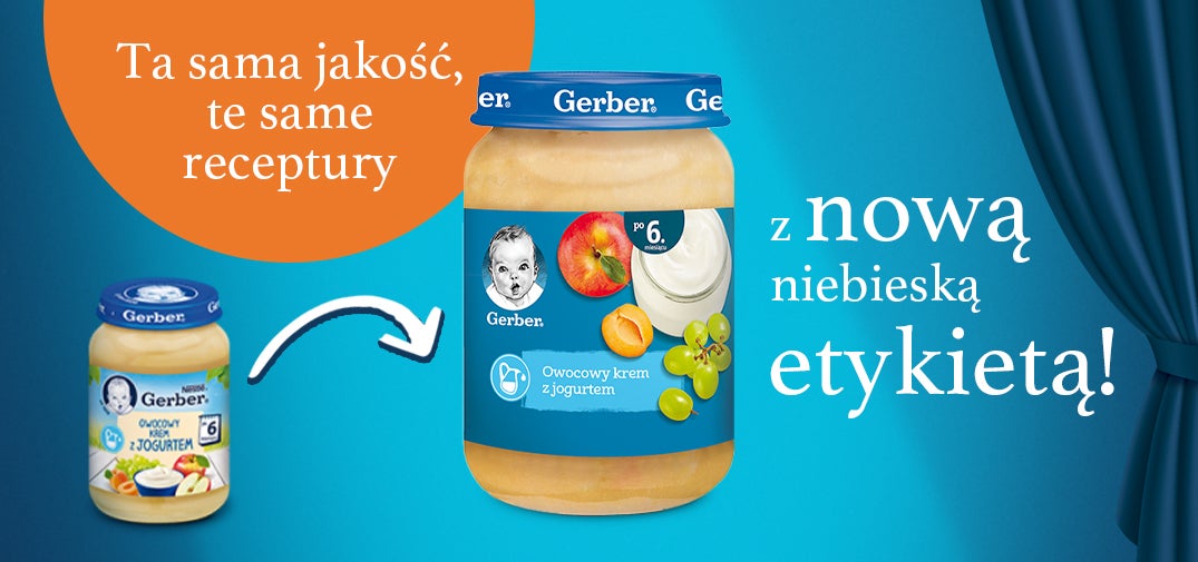 Gerber Owocowy krem z jogurtem