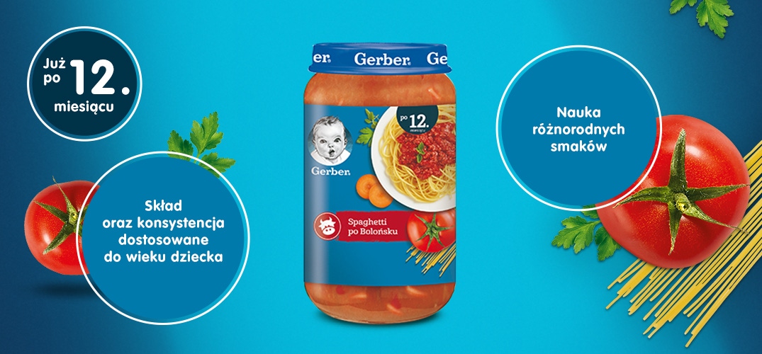 Gerber Spaghetti po bolońsku banner