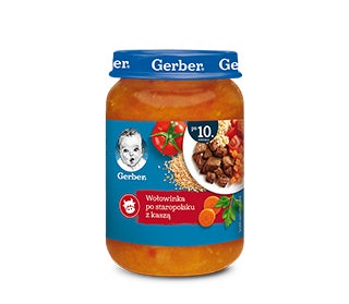 Gerber Wołowinka po staropolsku z kaszą gramatura