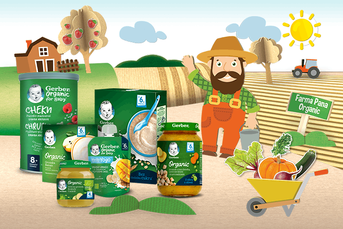 Gerber Organic – produkty z ekologicznej farmy