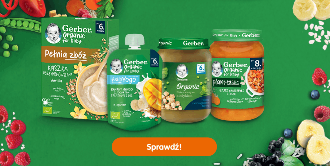 Poznaj wszystkie produkty Gerber Organic