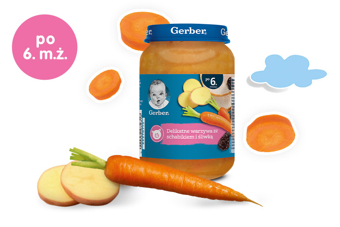 Produkty Gerber po 6. miesiącu życia