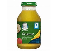 gramatura nektar gerber organic jabłko mango
