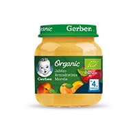 Gerber Organic Jabłko brzoskwinia morela gramatura