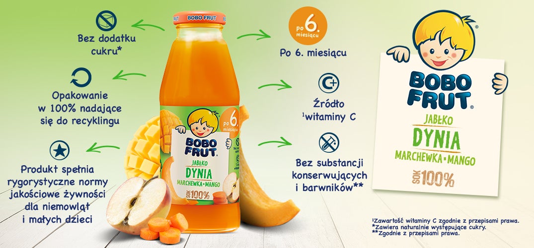 jablko dynia marchewka mango benefity