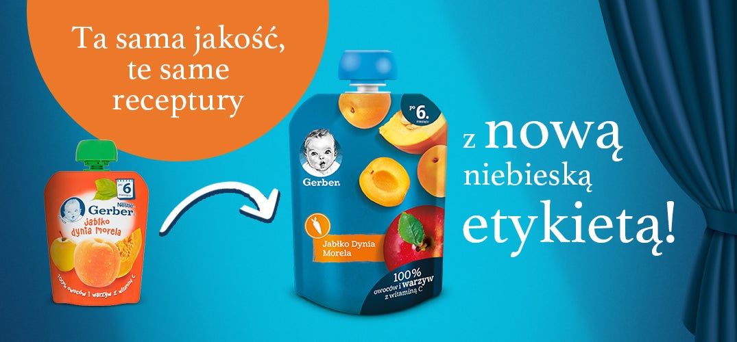 Gerber Deserek jabłko dynia morela