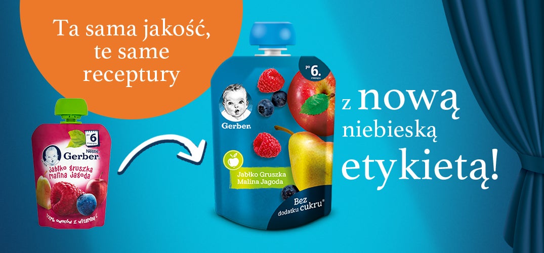 jablko gruszka malina jagoda zmiana opakowania